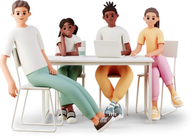 Happy students guided by Naest Tutors
